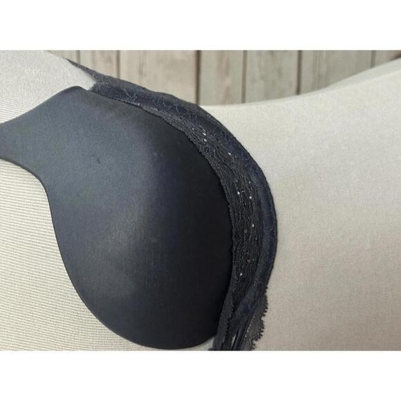 Victoria's Secret Very Sexy silver padded demi bra Size 34C - Picture 2 of 8